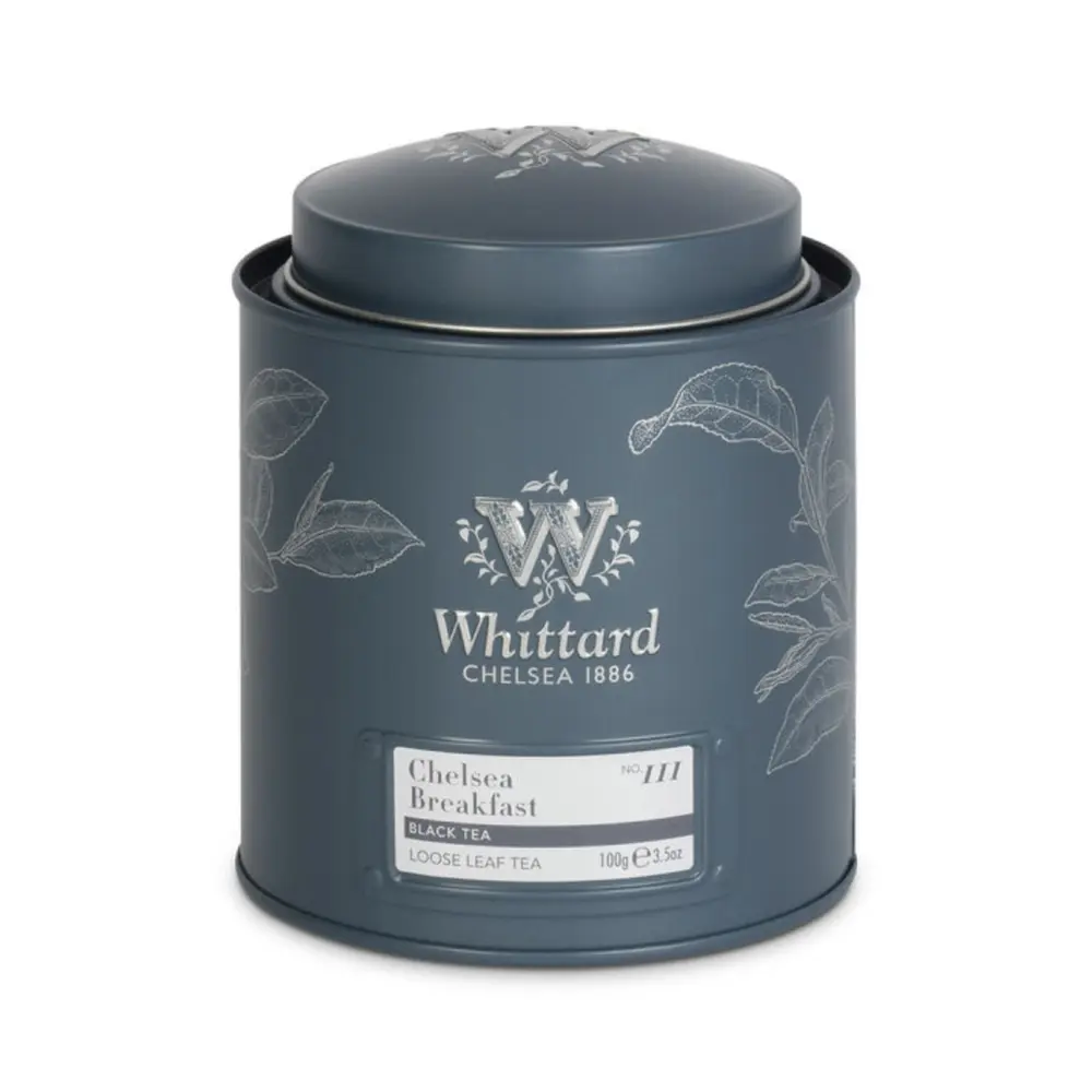 Trà Đen Buổi Sáng, Chelsea Breakfast No. 111, Black Tea, Loose Tea Caddy, 1.4 oz (40g) - WHITTARD